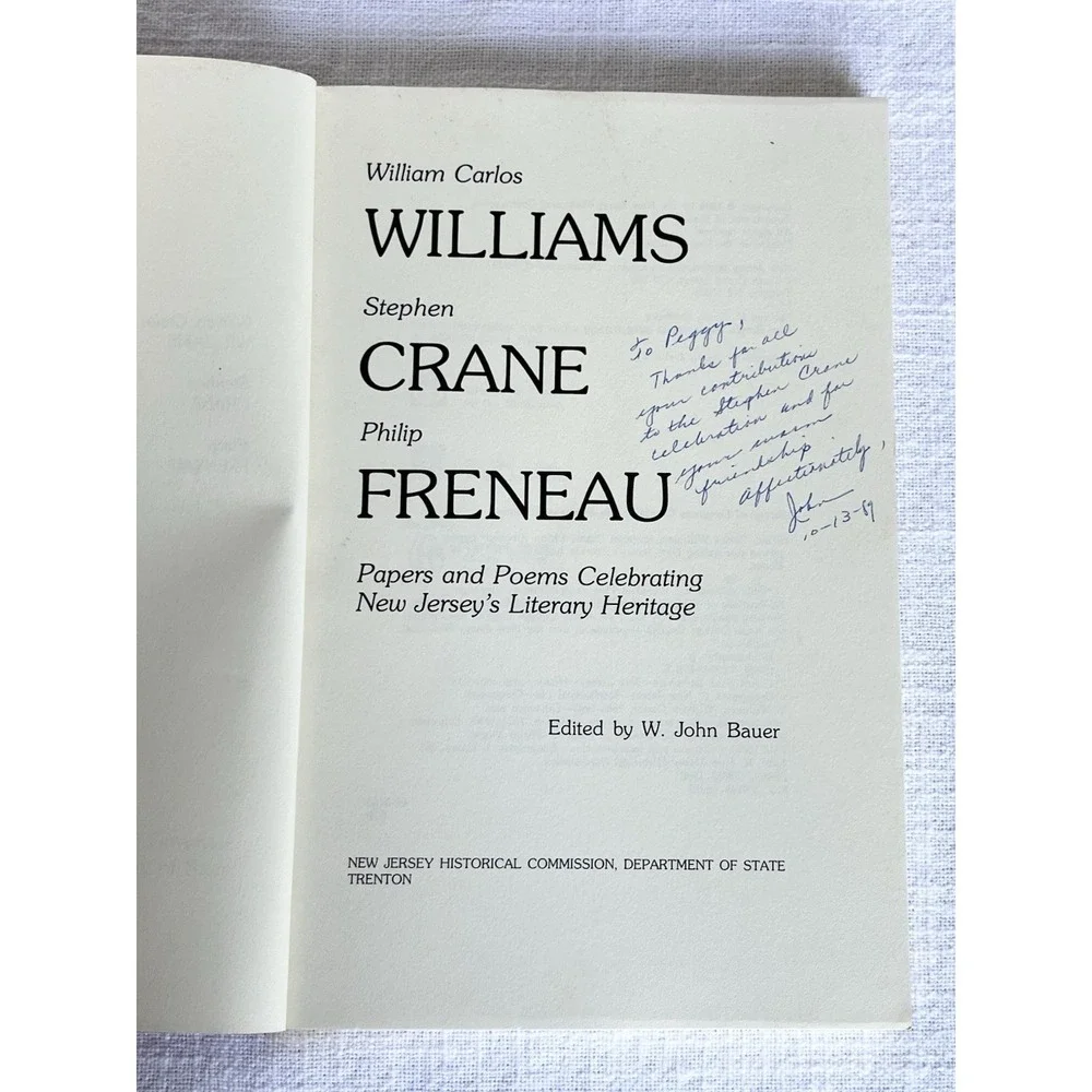 Papers and Poems Celebrating New Jersey's Literary Heritage edited by W J‎ Bauer